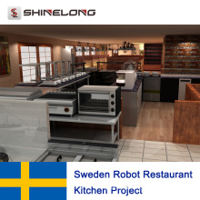 Projeto de Cozinha do Restaurante Robot da Suécia
